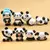 8 Peças Panda Fofo Demais ^_^