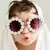 Kit verão óculos de sol e bandana para meninas na internet