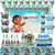 Disney Moana Aniversário Decoração, Talheres, Copa, Placa, Pano de fundo, etc. - loja online