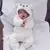 MACACÃO COM TOUCA DE URSINHO PARA BEBE / RECEM-NASCIDO MENINA/MENINO na internet