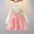 Vestido de manga longa floral