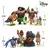 Disney Cartoon Action Figure Decor Toys para Crianças, Princesa Lenda, Moana /Boneco