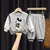Disney Moda Outono/Inverno conjuntos de roupas infantis dos desenhos animados Mickey