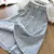 Vestido jeans com mangas de renda para meninas/ crianças