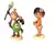 Disney Cartoon Action Figure Decor Toys para Crianças, Princesa Lenda, Moana /Boneco - loja online