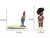 Disney Cartoon Action Figure Decor Toys para Crianças, Princesa Lenda, Moana /Boneco - loja online