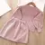 Imagem do Conjunto de roupas para meninas /Conjunto de suéter de manga comprida de 2 peças de 0-6 anos
