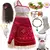 Vestido Fantasia Roupa Moana 2 Conjunto
