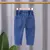 Calça jeans para meninas/ bebes/ crianças 9 meses a 5 anos - Loja Little Dear