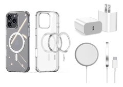 Funda Magnetica + Cargador Magnetic Inalámbrico + Adaptador