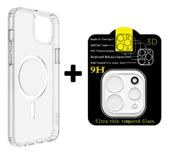 Funda Magnetica Generica Mas Vidrio De Camara Para iPhone