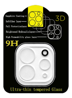 Vidrio Templado Protector Cámara P/ iPhone 11 12 12 Pro Max - comprar online