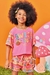 Conjunto de Blusa Boxy Over e Shorts em Malha Fresh Kukiê