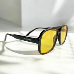ÓCULOS DE SOL CLASSIC - AMARELO/PRETO - Maldivas Glasses