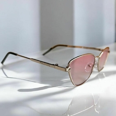 ÓCULOS DE SOL BELI - ROSA/DOURADO na internet