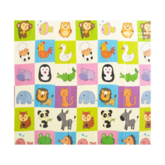 Alfombra anti golpes reversible Bebesit bosque 150 x 200 - comprar online