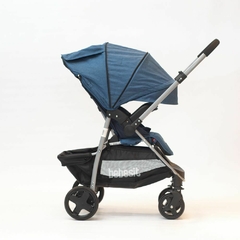 Cochecito de Paseo con Manillar Rebatible Azul - comprar online