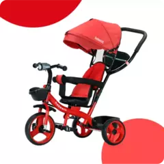 Triciclo 360° Joy 3 con luz y barra de empuje SL-1870 - tienda online