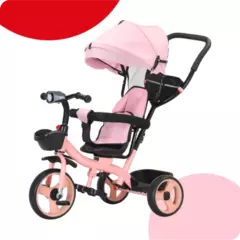 Triciclo 360° Joy 3 con luz y barra de empuje SL-1870 - Italishop