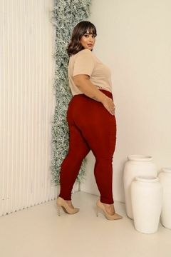 Calça Social Alfaiataria Bengaline Cinto Duplo - comprar online