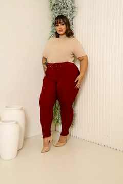 Calça Social Alfaiataria Bengaline Cinto Duplo