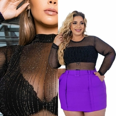 Conjunto Short Saia e Body Tule - comprar online