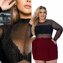Imagem do Conjunto Short Saia e Body Tule