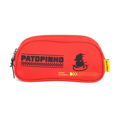 Estojo Duplo Free Fire Patopinho Meninos Juvenil