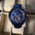 Curren Cronógrafo Calendario Acero Inoxidable (Azul) (SKU: 11)
