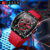 Curren Cronógrafo Calendario (Goma Roja) (SKU: 4) - comprar online