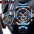 Curren Cronógrafo Calendario Acero Inoxidable (Azul) (SKU: 11) - comprar online