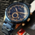 Curren Cronógrafo Calendario Acero Inoxidable (Azul) (SKU: 11) - Relojes Jean