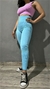 CALZA CELESTE PUSH UP DEPORTIVA PREMIUM