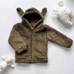 Campera de Polar soft tipo Osito para Bebes - Panda Kids