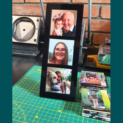 Pack de 6 Foto Imanes Personalizados 6,35x6,35 cm.