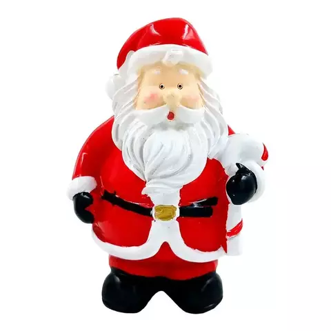 Papai Noel Decorativo 10cm em Resina Tokyo Design