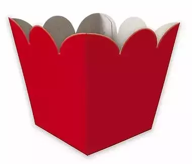 Cachepot vinho com 8 unidades