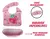 Babador De Silicone Bebê Impermeável Pega Migalhas Infantil Cor Moranguinho - Empório Presentes | Decoração, Utilidades e Papelaria para sua Casa com Estilo e Praticidade