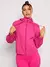 Campera Rosa Shein con capucha L st525