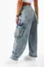 Pantalón Skater Fit Cargo Nevado - Bluestone