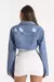 Campera Cropped con Roturas - tienda online