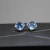 Aros Topacio Azul - tienda online