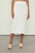 Saia De Tricot Off White Com Ondas Caneladas - Animale - Espaço Fino  