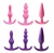 PLUG ANAL DE SILICONE JELLY COM VIBRADOR - 8 PECAS na internet