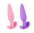 PLUG ANAL DE SILICONE JELLY COM VIBRADOR - 8 PECAS - Sexshop Neimelouk Erotic Store