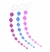 PLUG ANAL DE SILICONE BOLINHAS