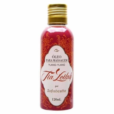 OLEO PARA MASSAGEM TIA LEILAH 120ML SOFISTICATTO