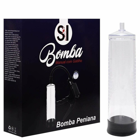 BOMBA PENIANA GATILHO MEDIDOR DE PRESSAO SEXY IMPORT - comprar online