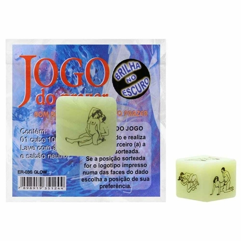 DADO DO PRAZER FLUORESCENTE SAQUINHO DIVERSAO AO CUBO - comprar online