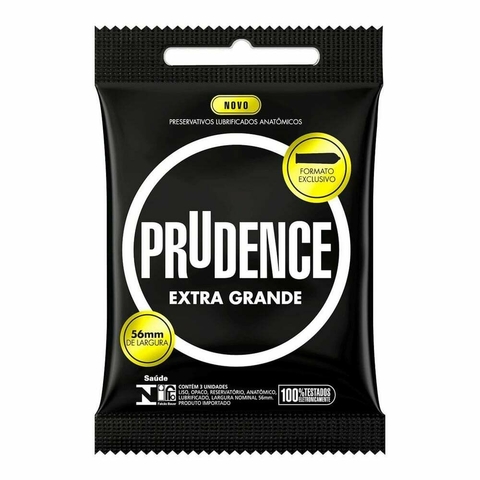 PRESERVATIVOS EXTRA GRANDE 3 UNIDADES PRUDENCE - comprar online